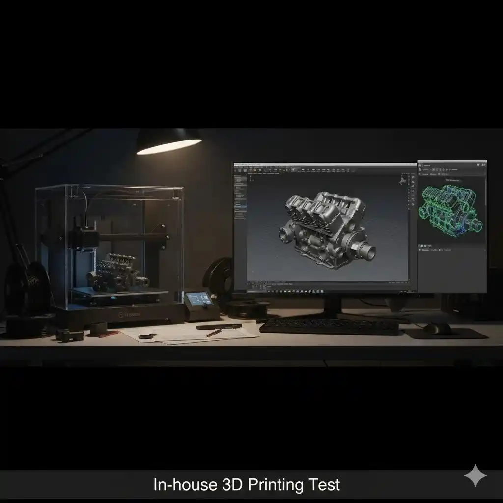 3D Printing Test Icon